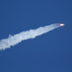 A SpaceX Falcon 9 rocket launch on October 30th, 2017. Photo: AP